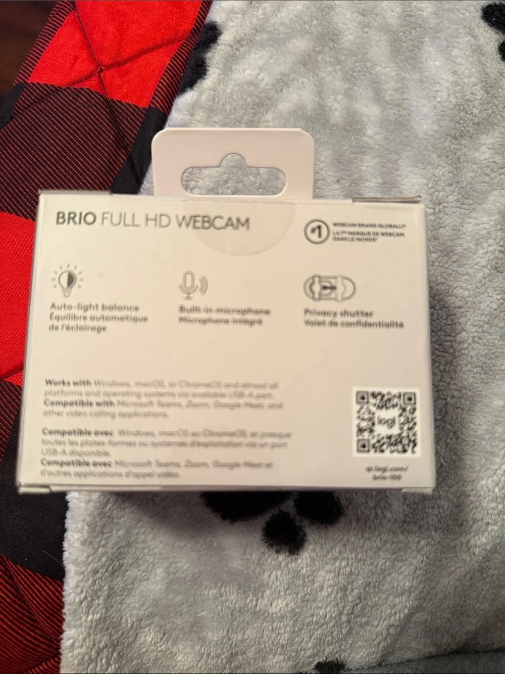 Logitech Brio Full HD Webcam - Black